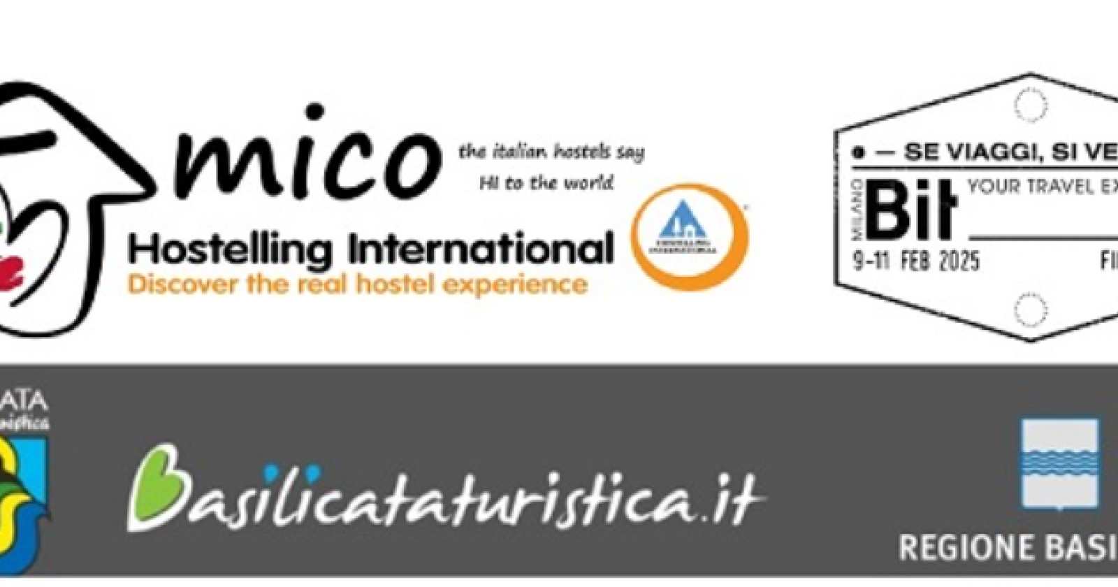 Bit di Milano, il 10 febbraio nello stand della Regione Basilicata sarà presentata la nuova Rete Italiana di Ostelli “C.I.A.O. A.M.I.C.O.”