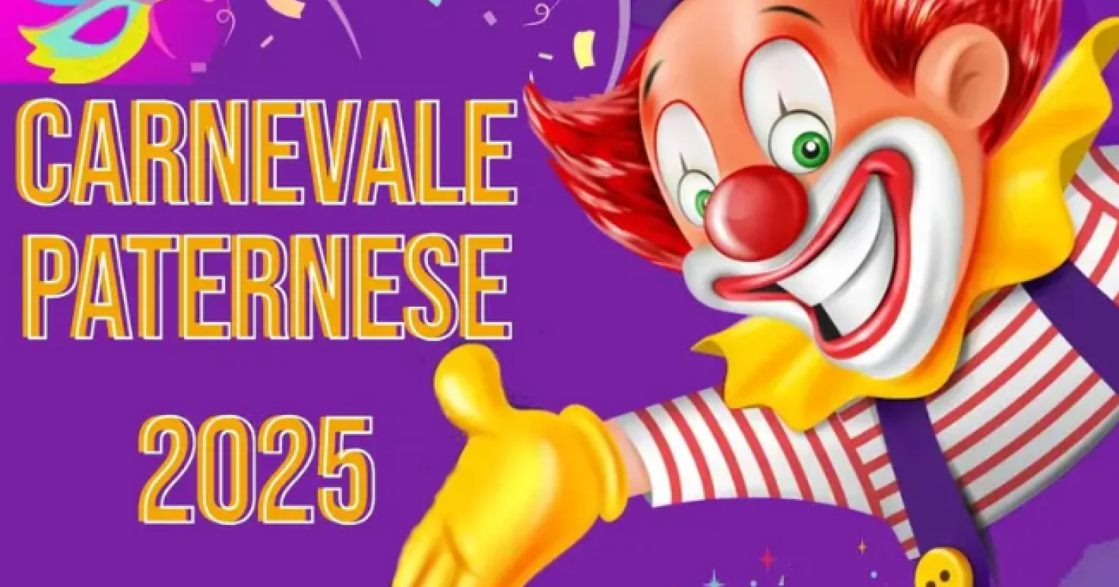 Tutto pronto per il Carnevale Paternese 