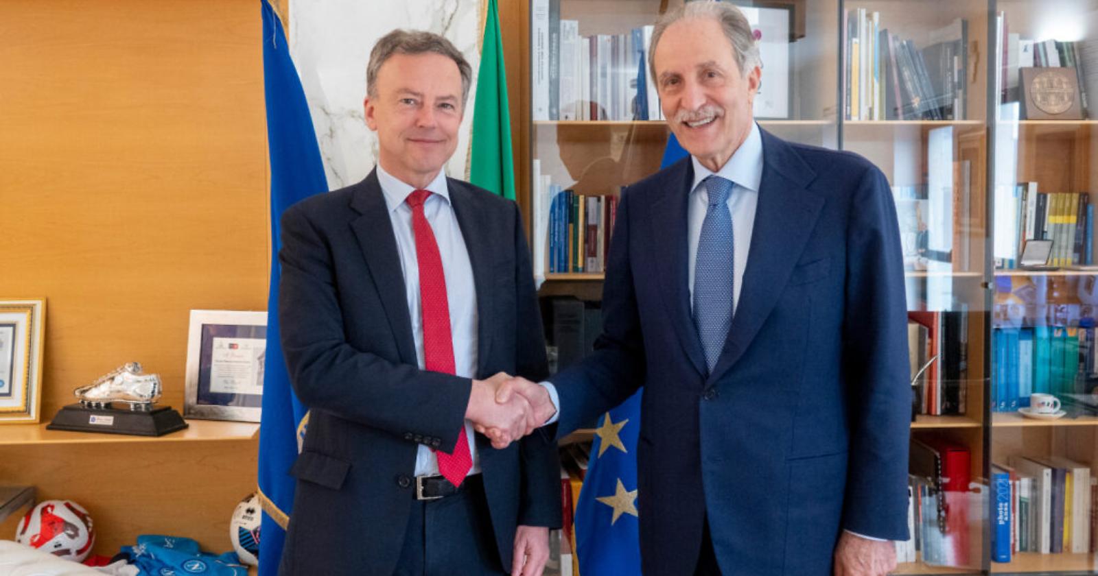 Il presidente Bardi incontra l’Ambasciatore di Francia: al centro turismo e non solo 