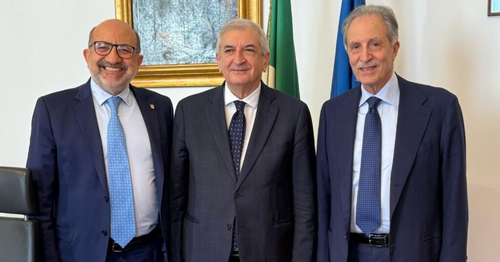 "Sostenere interventi strategici in Basilicata": Bardi e Latronico a Roma dal ministro Foti 