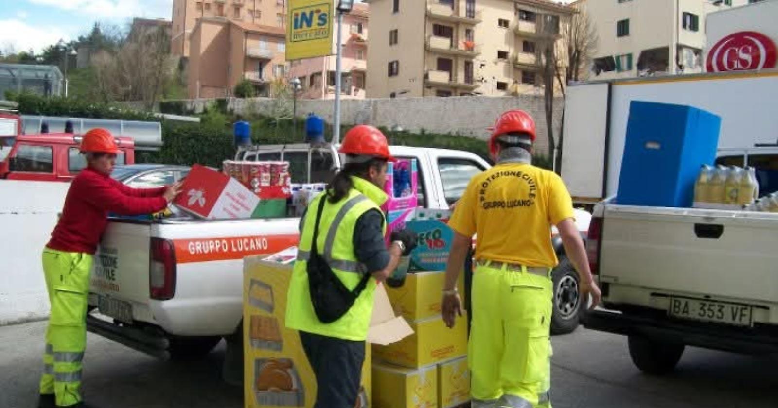 Terremoto all'Aquila, il Gruppo Lucano ricorda lo sforzo corale del 2009. Martoccia:«Quell'esperienza ha cambiato la vita di tanti volontari e della nostra associazione»