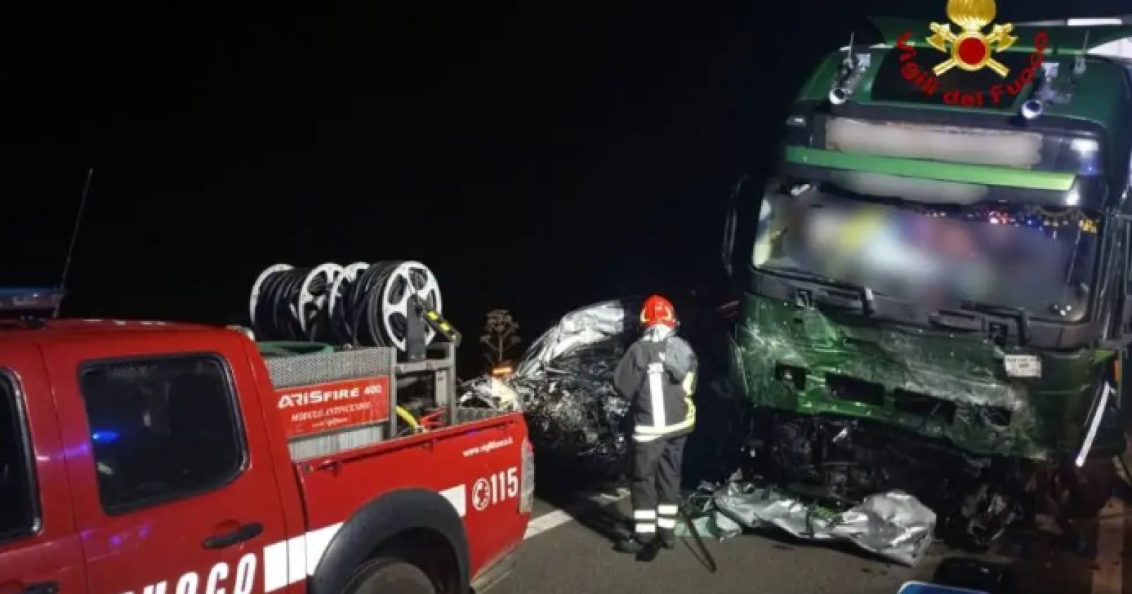 Sulla Bradanica l'ennesima tragedia della strada: 2 morti e un ferito 