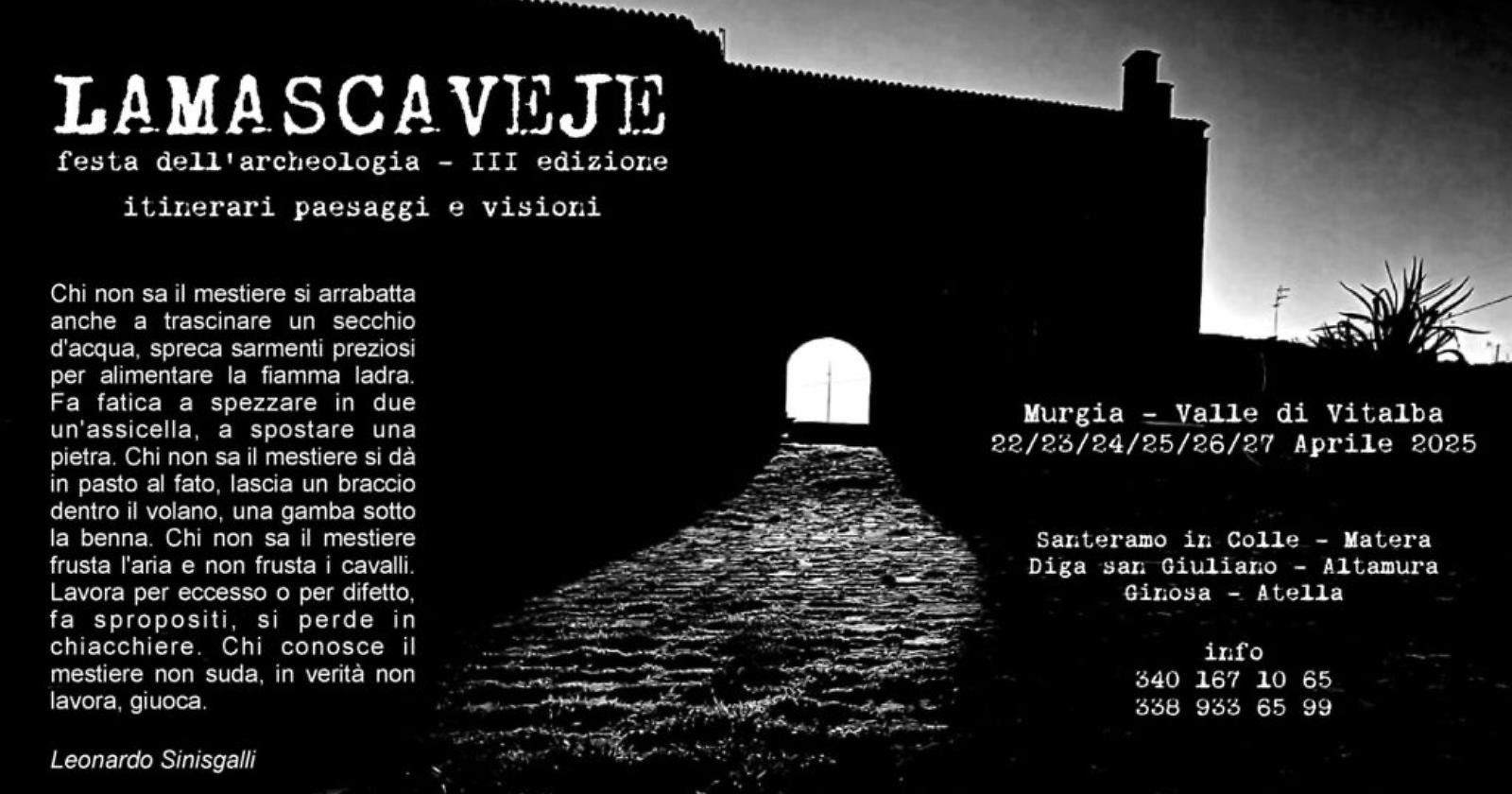 Tutto pronto per la terza edizione di Lamascaveje, un cammino dalle Murge al Vulture lungo la Bradanica