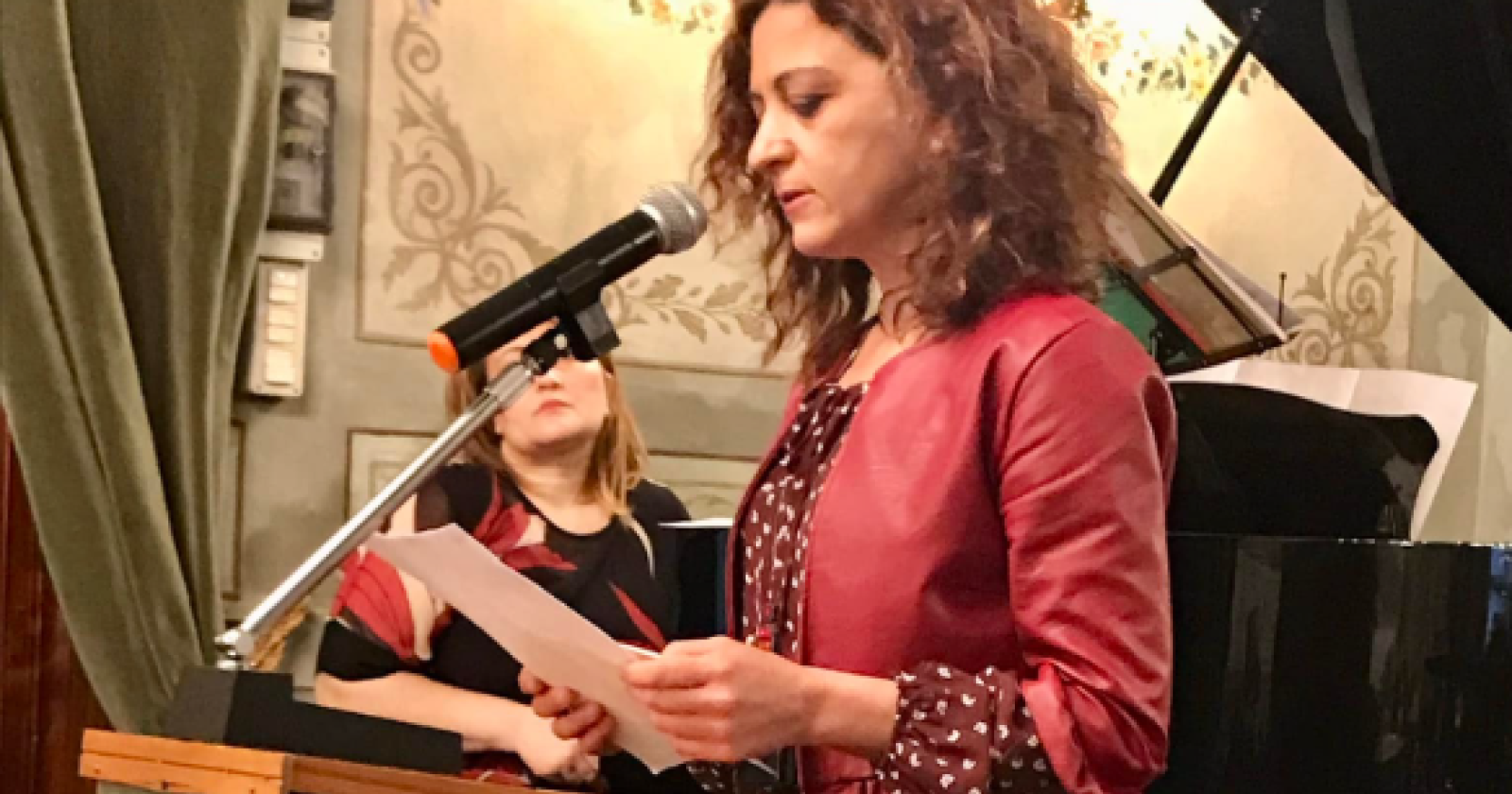 La poetessa lucerina Giusi Fontana vincitrice del Premio Alberoandronico, premiata in Campidoglio 