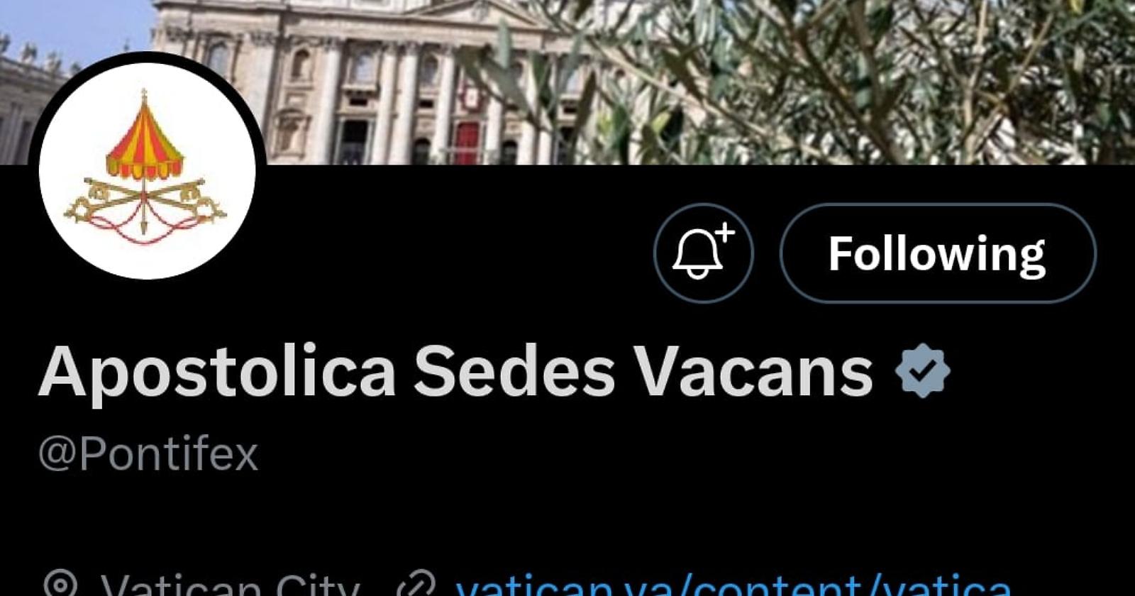 La tradizione vaticana abbraccia la modernità, @Pontifex cambia nome: sede vacante anche online
