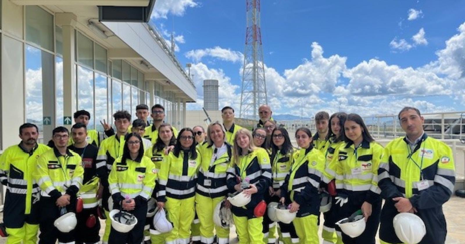 TotalEnergies e studenti dell'Itt di Corleto Perticara: insieme per crescere nel segno della sostenibilità