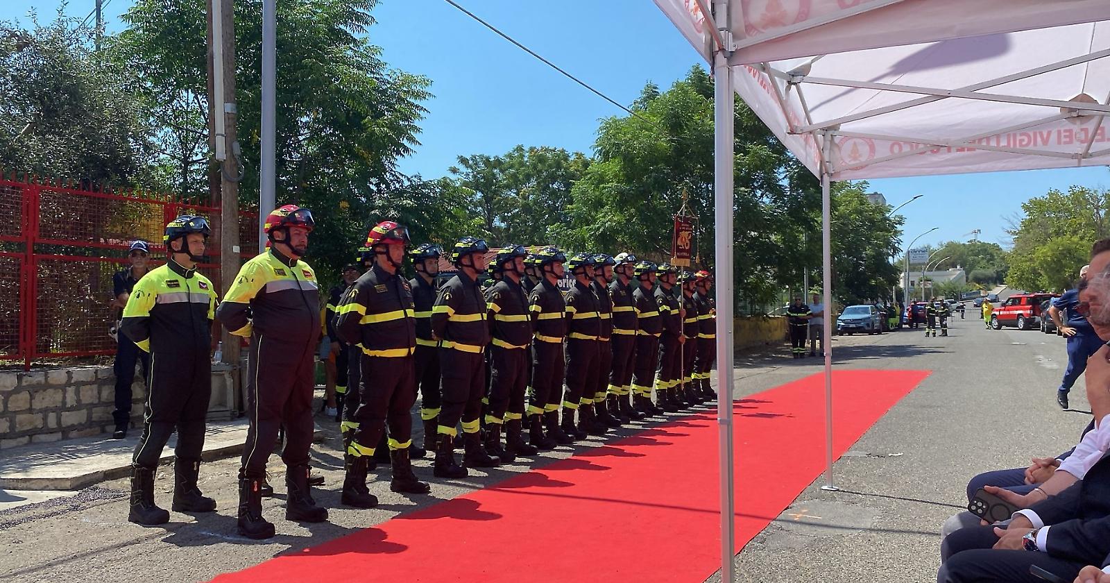Nova Siri e Policoro ricordano Lasalata e Martino, Latronico: "Non sono caduti per caso ma da Vigili del Fuoco, da servitori dello Stato"