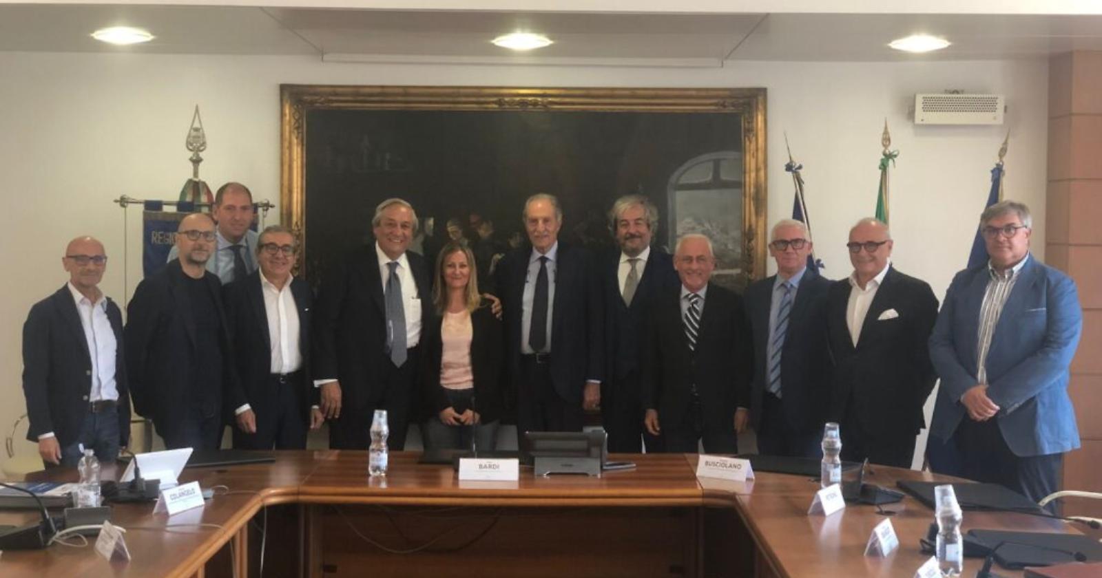 Bardi incontra il cluster aerospaziale della Basilicata, indotto da 130 milioni di fatturato