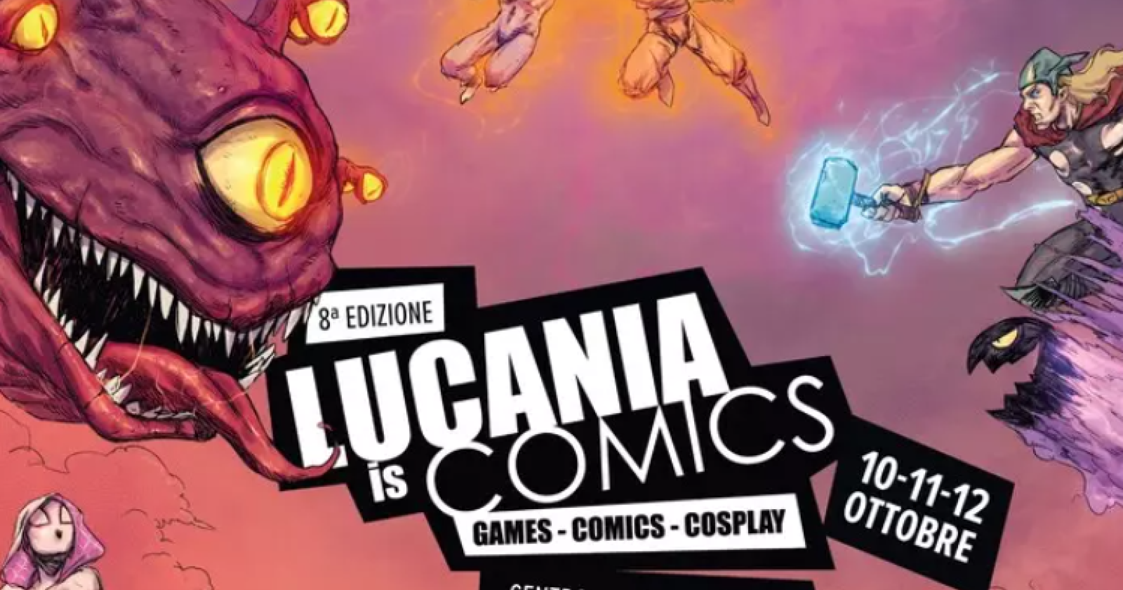 Ottava edizione del Lucania is Comics: a Potenza la festa dei fumetti e videogiochi 