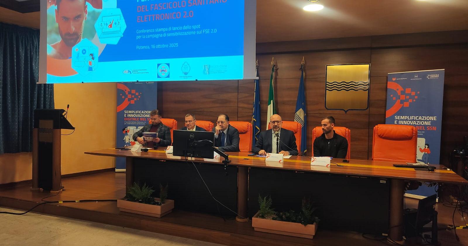 La sanità digitale lucana si racconta: presentato a Potenza lo spot sul Fascicolo Sanitario Elettronico 2.0