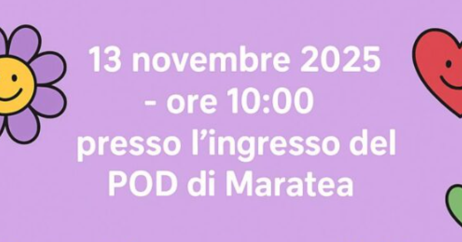 Giornata della Gentilezza, l’Asp apre l’Angolo della Gentilezza al Pod di Maratea