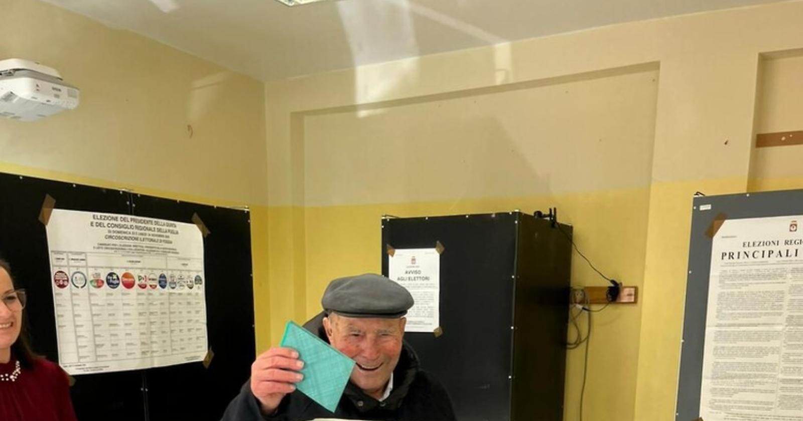 100 anni e un voto: la fedeltà alla democrazia di nonno Fedele da Orsara di Puglia