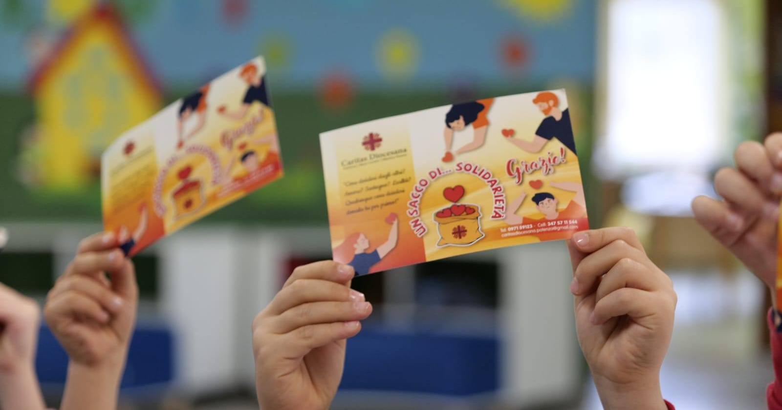 Caritas di Potenza, 'Un sacco di… Solidarietà' alla Parrocchia S. Famiglia di Nazareth: la generosità pesa ben 770 kg 