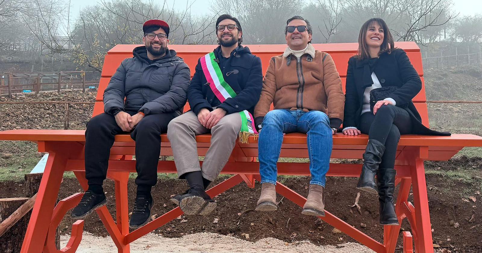 Muro Lucano inaugura la sua Big Bench: un nuovo sguardo sulla città e sul territorio
