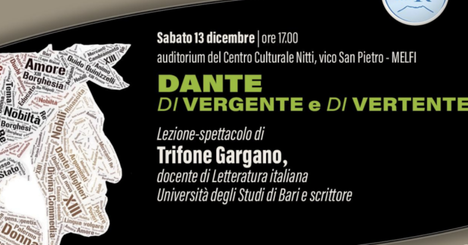 Melfi, Dante va in scena al Nitti: lezione-spettacolo tra divulgazione e ironia