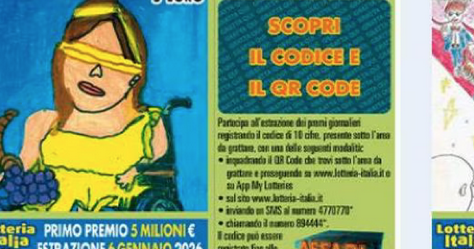 Magra consolazione per la Lotteria in Basilicata e Puglia: 50mila euro a Foggia e Ascoli Satriano, 20mila a Potenza e Ruoti