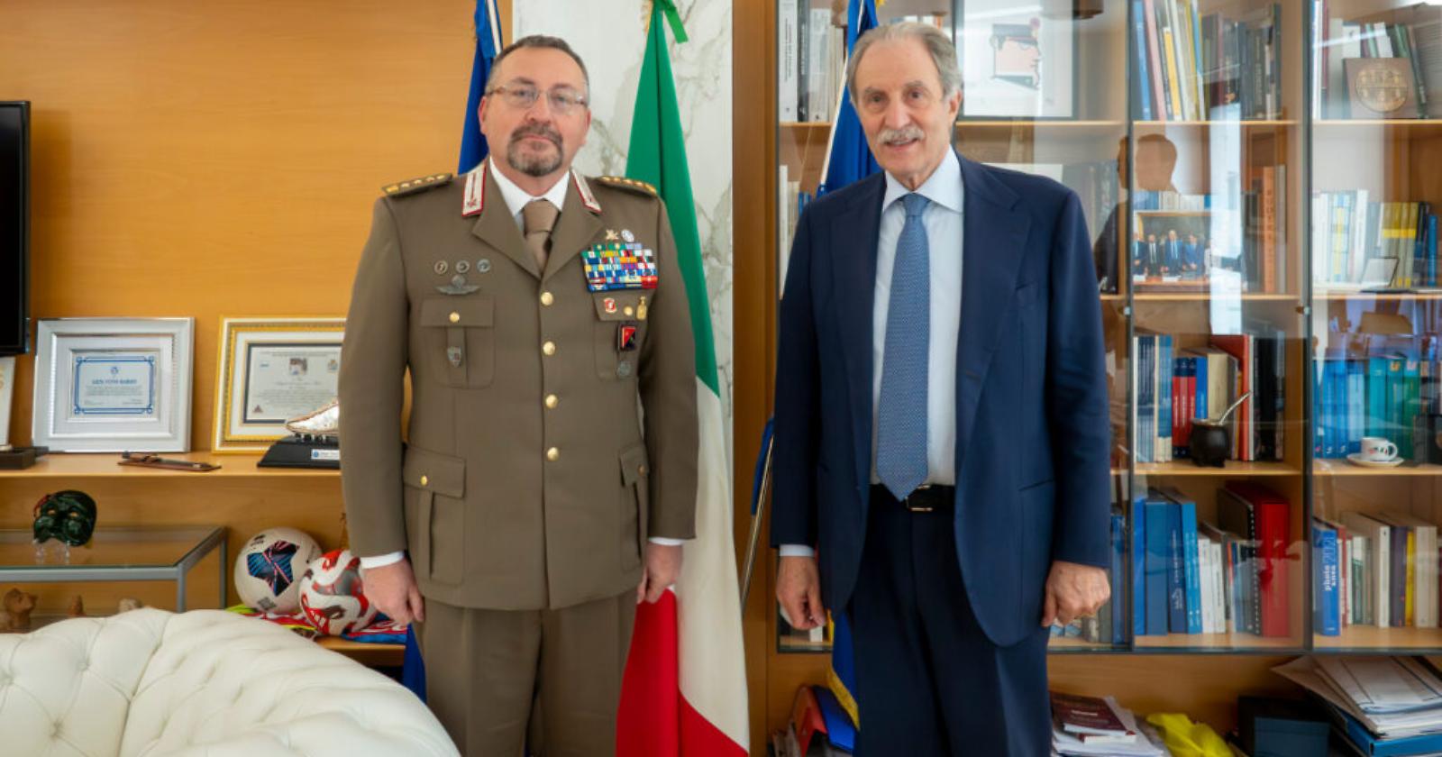 Bardi incontra il Colonnello Franciosa: al centro sicurezza e collaborazione istituzionale