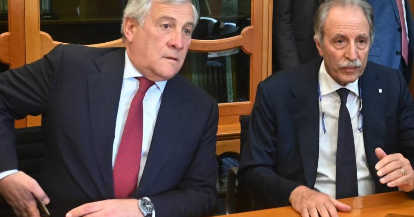 Tajani rilancia il modello Basilicata per le elezioni a Roma, Milano, Torino e va allo scontro con Salvini su Consob