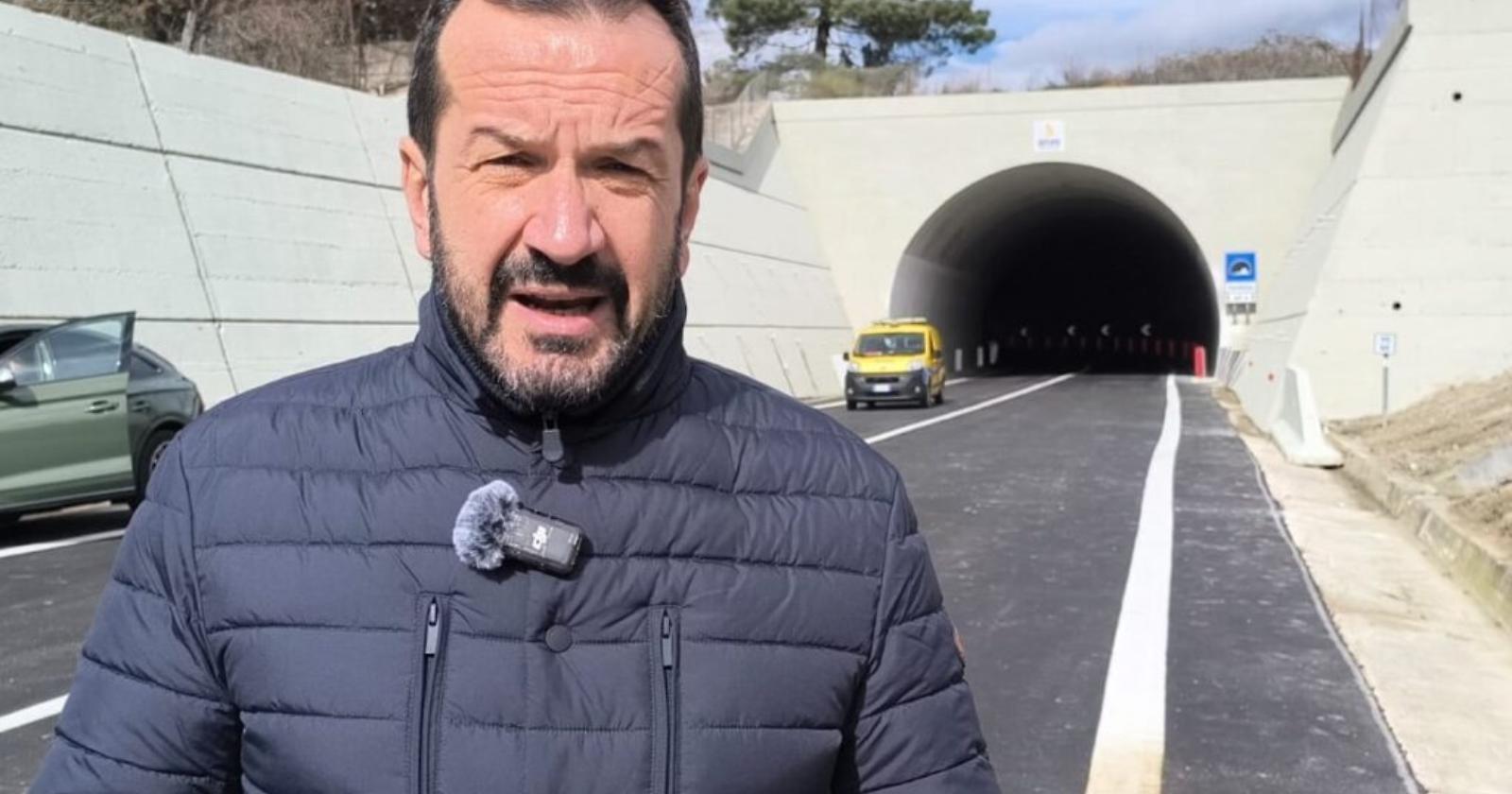 Riaperta la galleria Cardinale sulla Potenza-Melfi, Pepe: "Continuit&agrave; nella messa in sicurezza"