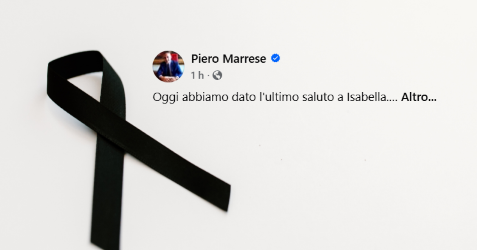 Una comunit&agrave; che sa essere grande: il cordoglio lucano per Marrese e la sua famiglia