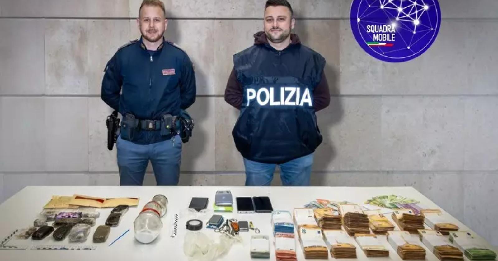 Spaccio di droga a Matera, 65enne arrestato con 138mila euro in contanti e stupefacenti