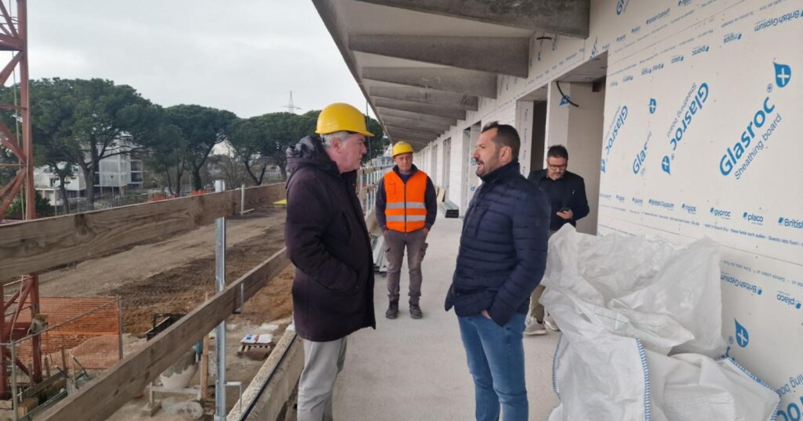 Studentato di Matera, l&rsquo;impegno costante di Pepe: sopralluoghi e attenzione sul cantiere