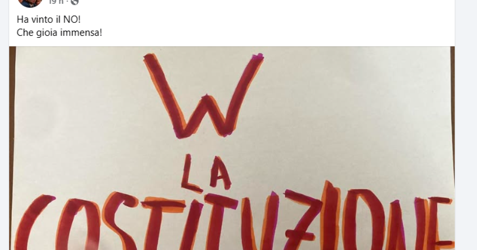 Referendum: Speranza esulta, i commenti presentano il conto