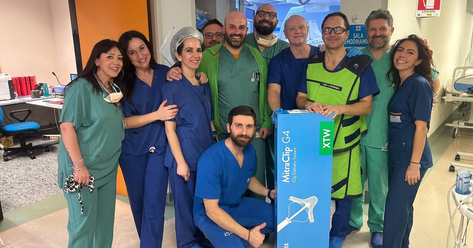 Paziente complesso operato con successo a Matera grazie alla MitraClip