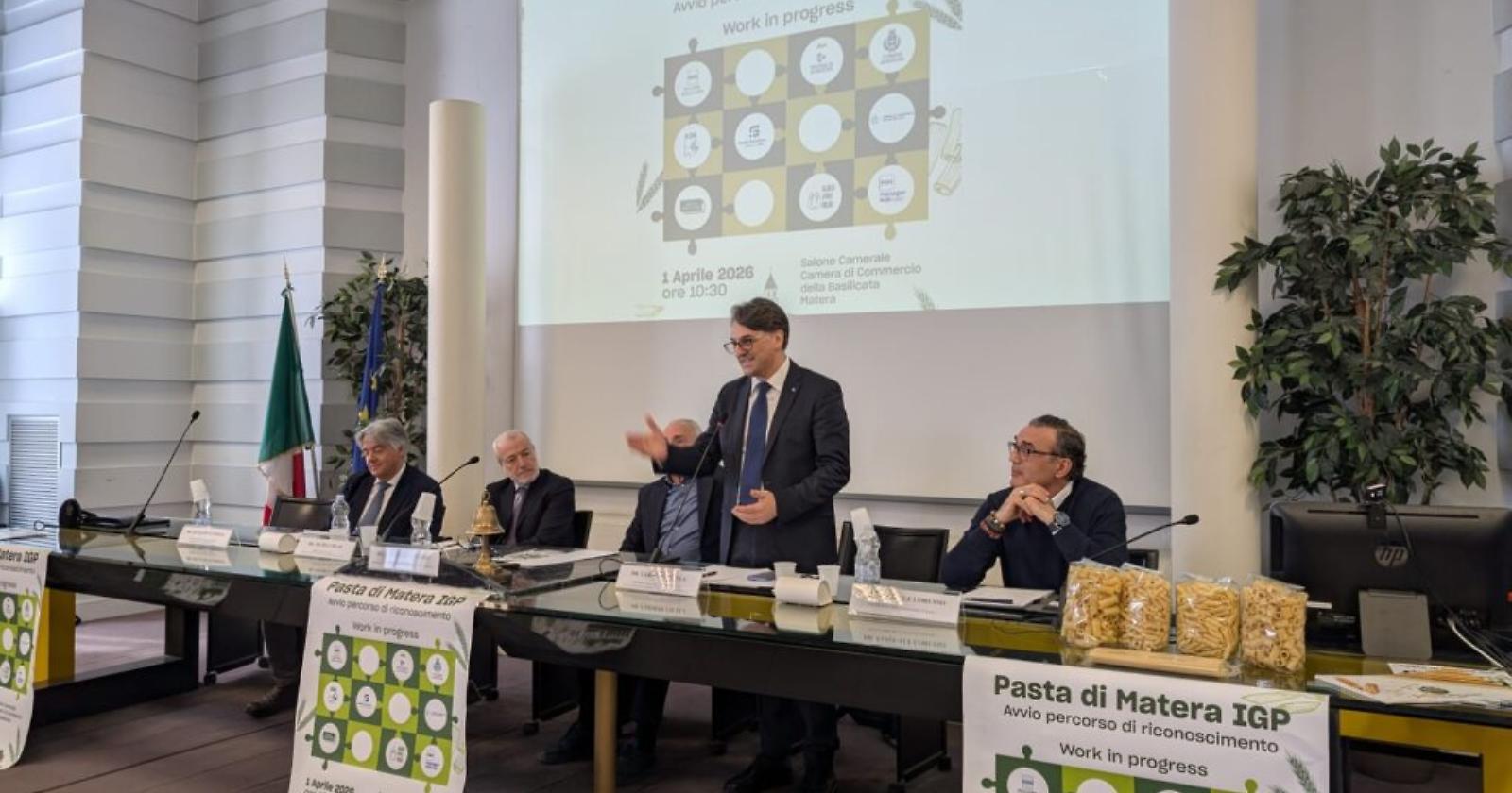 Pasta di Matera verso l&rsquo;Igp, Cicala: "Sostenere redditivit&agrave; e stabilit&agrave; delle imprese"