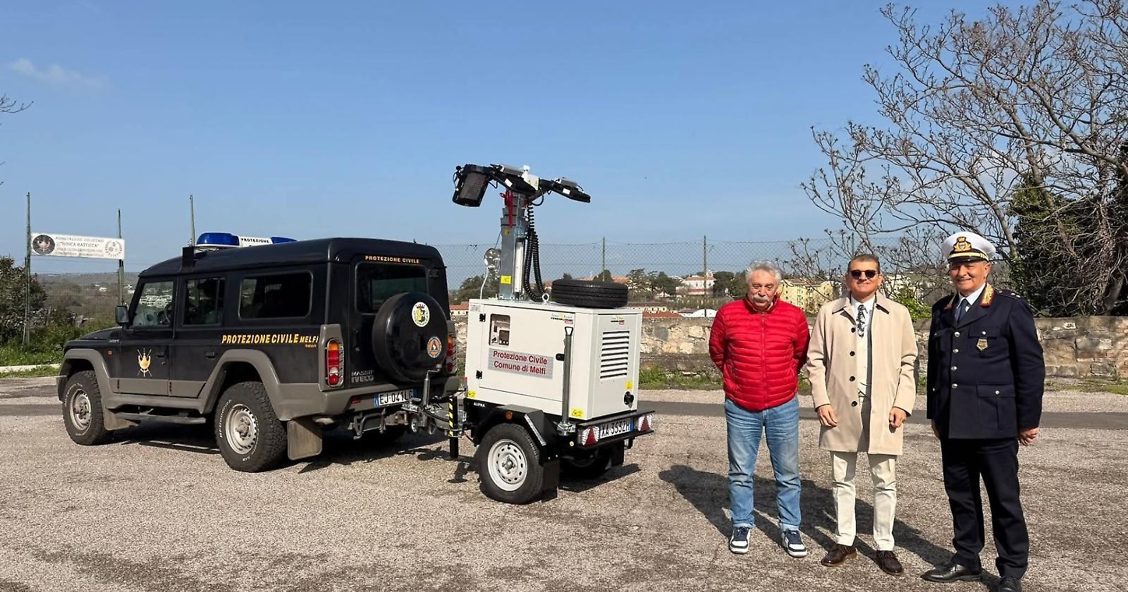 Melfi si dota di una nuova &ldquo;torre faro&rdquo; per la sicurezza e le emergenze