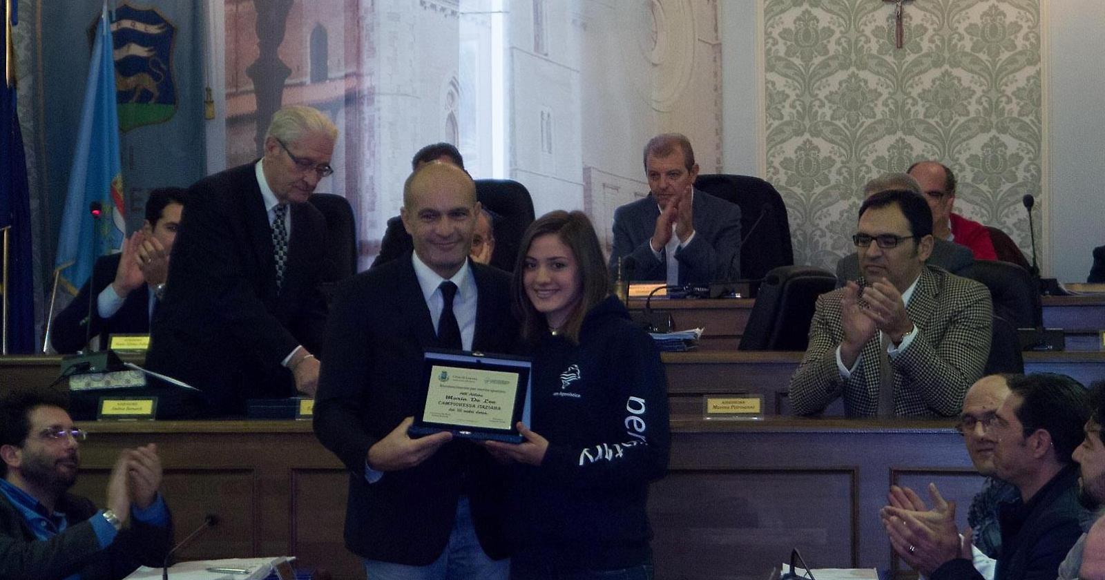 Maria De Leo premiata a Lucera