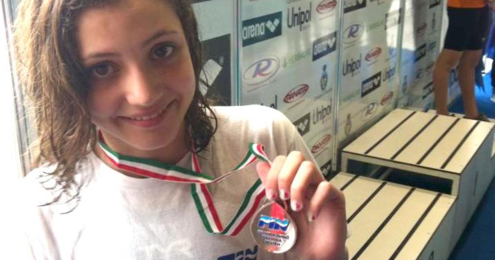 Denise Perna, tredici anni e vicecampionessa italiana