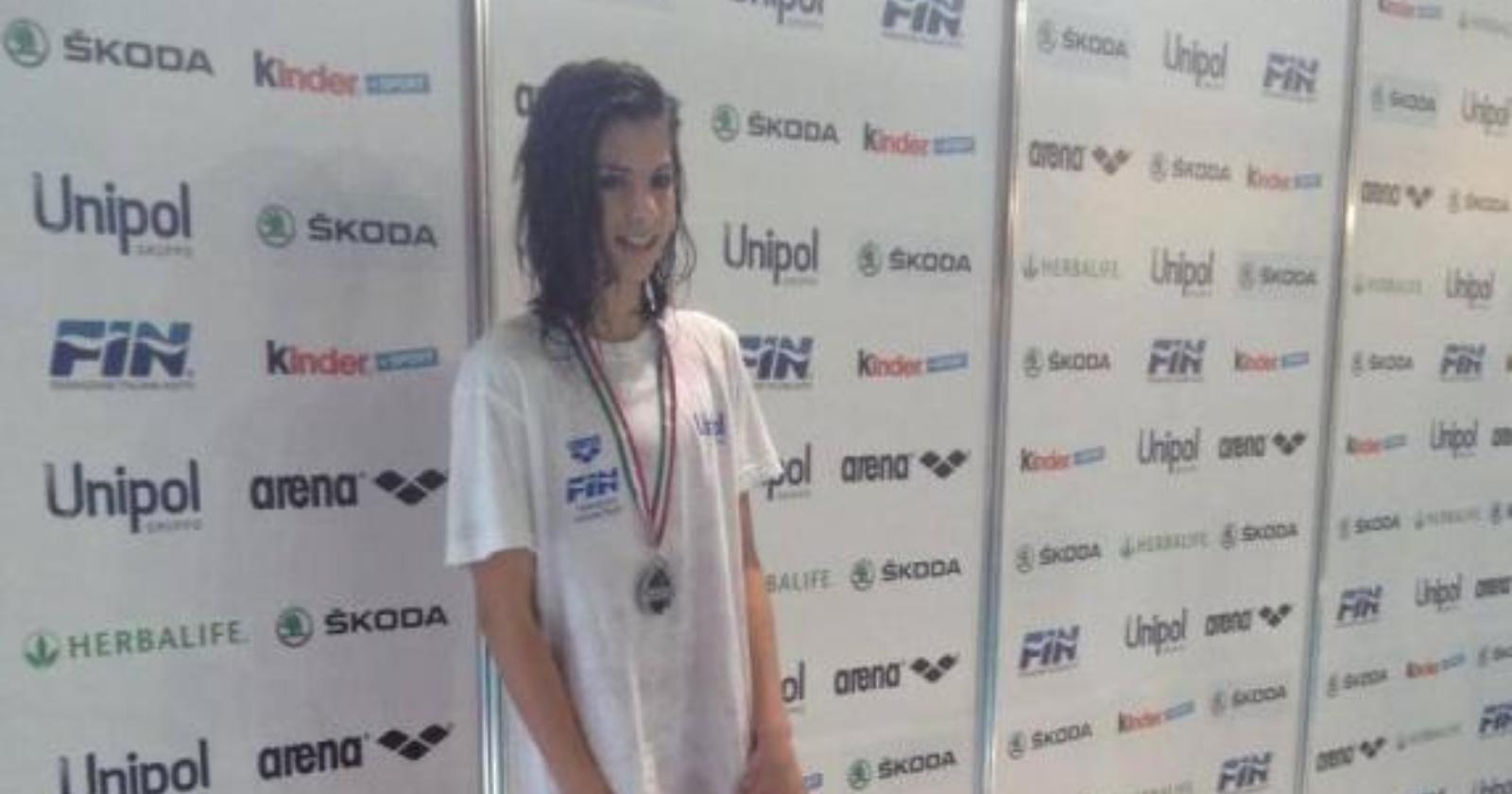 Il nuoto foggiano subito sul podio agli Italiani: la cerignolana Elena Francesca Compierchio è argento 