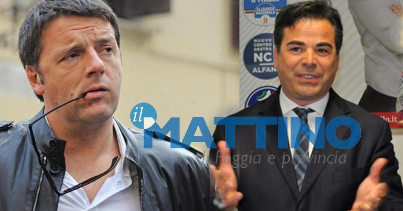 Renzi scrive a Foggia: «Avete opere bloccate?» Landella: «Oh icché tu dici? C'è il Lisa»
