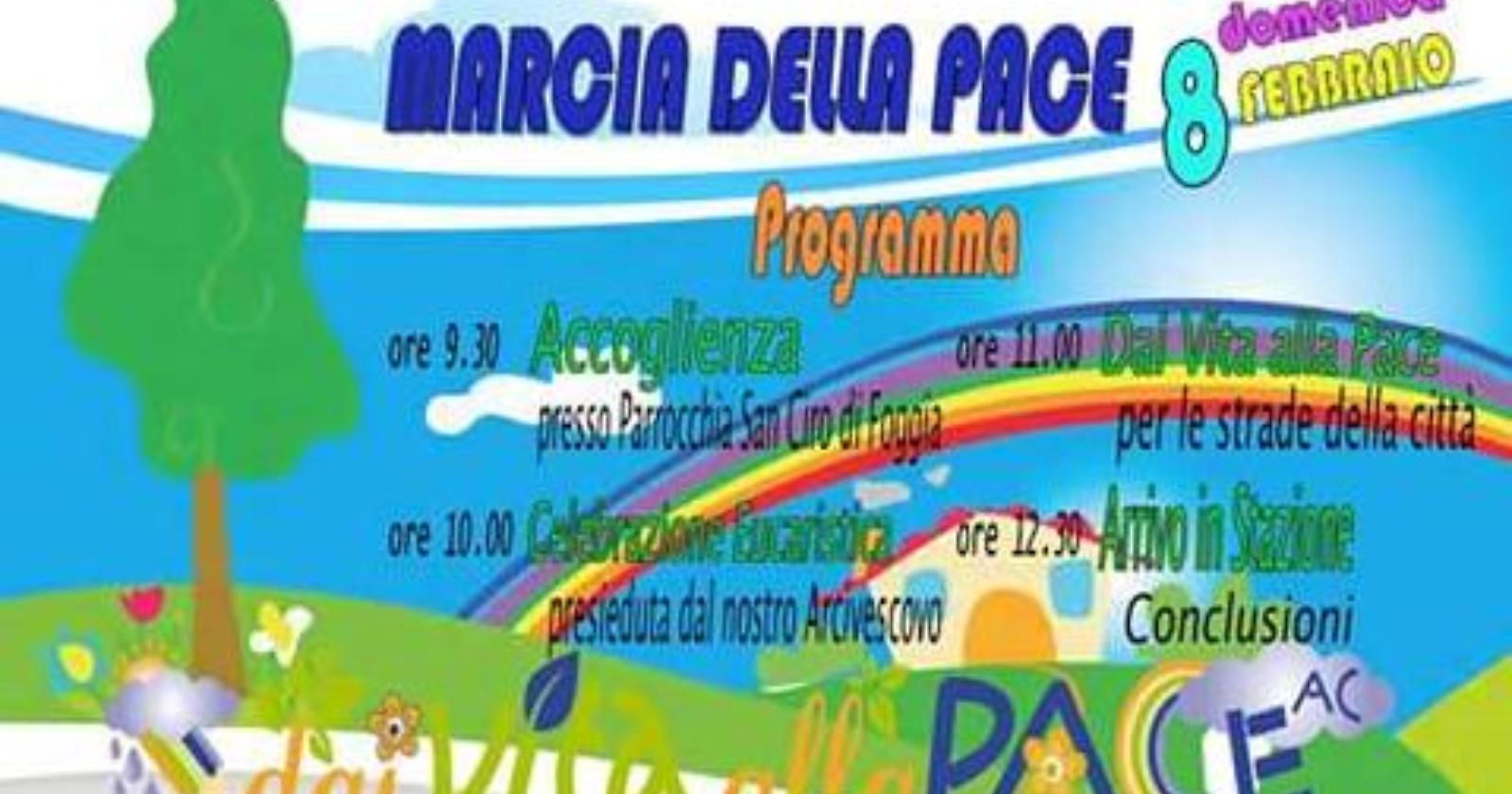 La "Marcia della Pace" per la legalità e in ricordo di Marcone, Panunzio e Ciuffreda
