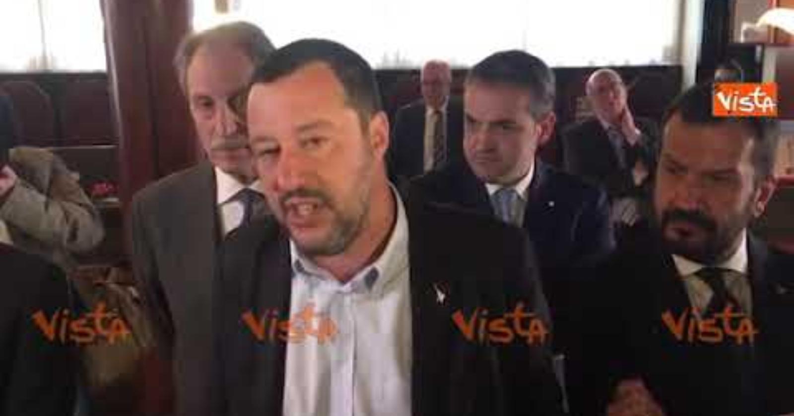 Salvini a Potenza per sostenere Bardi: «Diritti dei migranti? Io sono qui per offrire più diritti agli italiani»