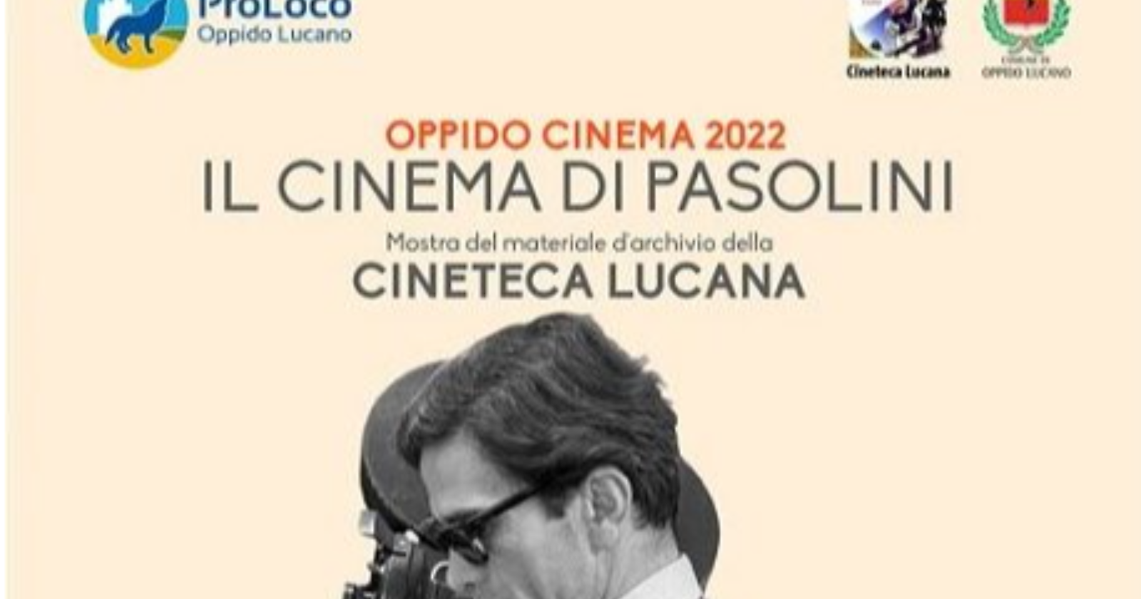 Oppido Lucano, tutto pronto per la mostra “Il cinema di Pasolini”