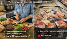 Mangiare sano costa meno e aiuta a stare meglio