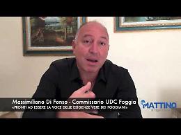 Di Fonso, Udc: «Vogliamo essere la Foggia propositiva e chi è fuggito da Landella vuole stare con noi»