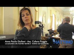 Giuliani: «Il successo del Giordano è merito dei foggiani»