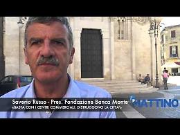 Saverio Russo: «Basta con i centri commerciali a Foggia»