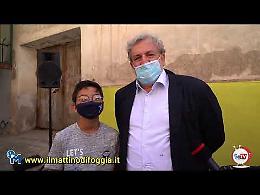Emiliano scopre a Foggia  il "muro della gentilezza": «Aspettiamoci una nuova ondata del Coronavirus»