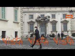  L’arrivo del ministro Speranza al Quirinale per il giuramento del governo Draghi. IL VIDEO