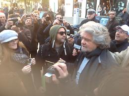 Le foto del comizio di Grillo a Foggia, in piazza Giordano