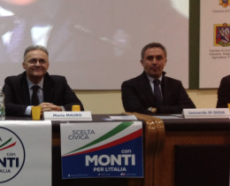 Mario Mauro (Monti) e quel volo borioso da Milano per Foggia, oggi