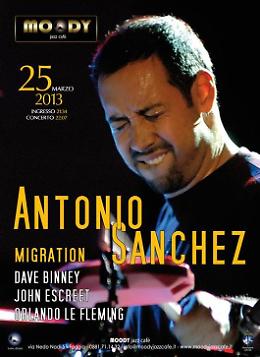 Antonio Sanchez, tre volte vincitore del Grammy Award, a Foggia