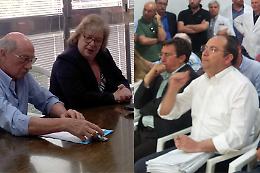 Manfredonia, Elena Gentile e Angelo Riccardi si accapigliano sulle sorti dell'ospedale