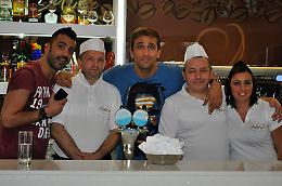 Le foto di Pio e Amedeo a Oro Caffé durante il collegamento con RTL
