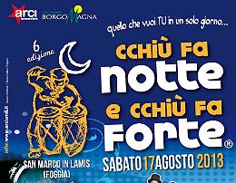 Questa sera a S. Marco, lo sballo di "Cchiù fa notte e cchiù fa forte" 