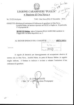 "Sui campi Rom di Orta, Moscarella e Tarantino non fecero nulla"